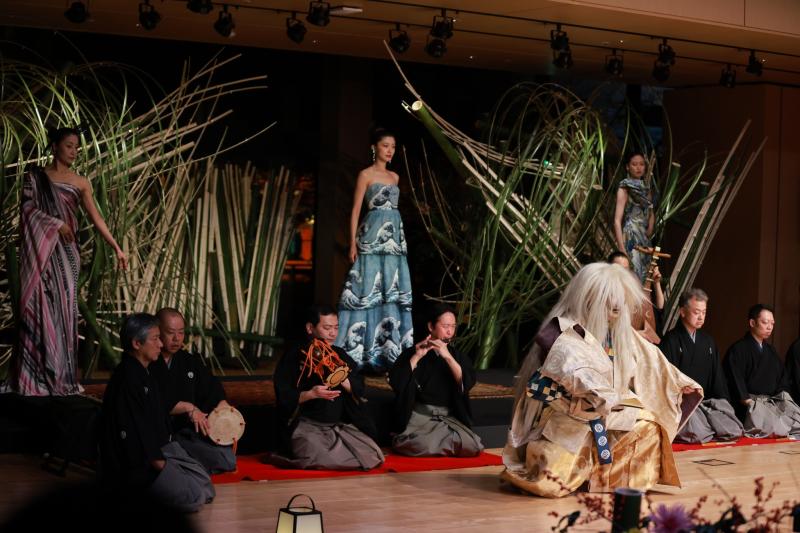能楽×Fashion×美術 「文化サロン The Art of HOKUSAI」