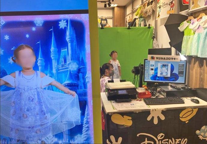 マジカルクロマキー／子供服店にて合成写真による「なりきり撮影会」を開催